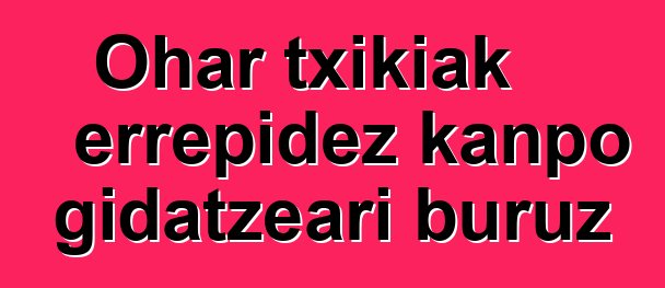 Ohar txikiak errepidez kanpo gidatzeari buruz