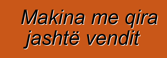 Makina me qira jashtë vendit