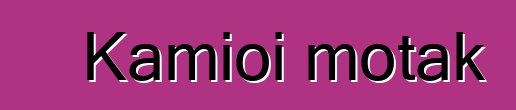 Kamioi motak