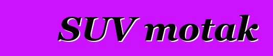 SUV motak