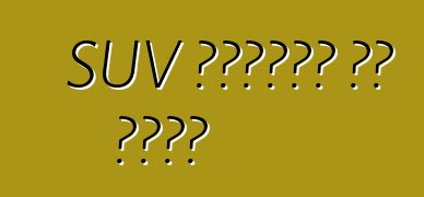 SUV በሚገዙበት ጊዜ ጉዳቶች