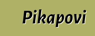 Pikapovi