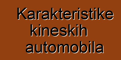 Karakteristike kineskih automobila