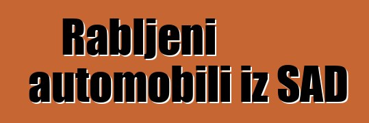 Rabljeni automobili iz SAD