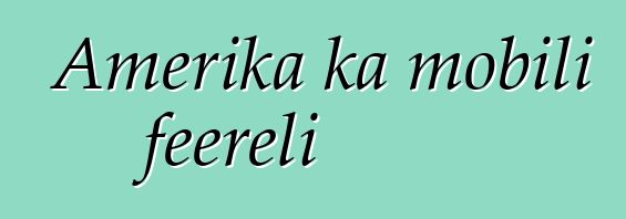 Amerika ka mobili feereli