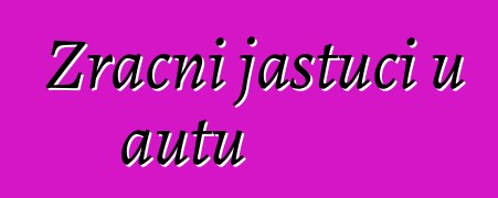 Zračni jastuci u autu