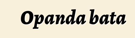 Opanda bata