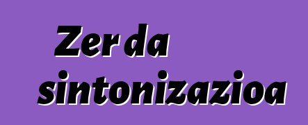 Zer da sintonizazioa