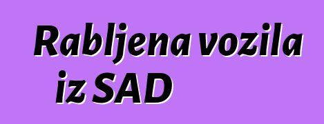 Rabljena vozila iz SAD