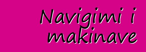 Navigimi i makinave