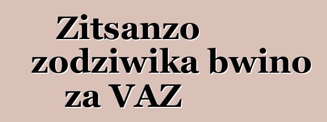 Zitsanzo zodziwika bwino za VAZ