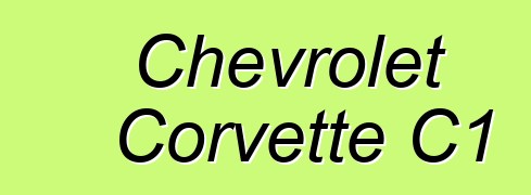 Chevrolet Corvette C1