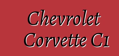 Chevrolet Corvette C1
