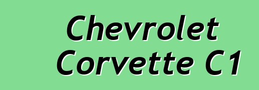Chevrolet Corvette C1