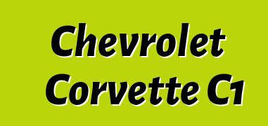 Chevrolet Corvette C1