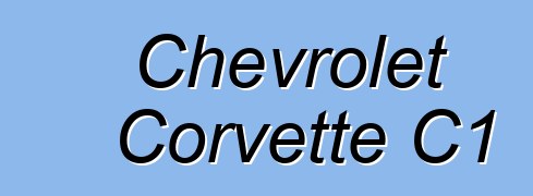 Chevrolet Corvette C1