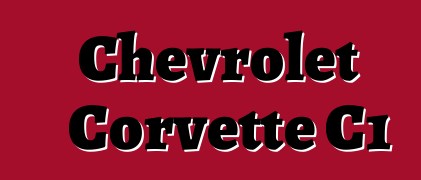 Chevrolet Corvette C1