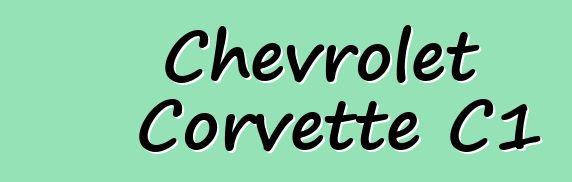 Chevrolet Corvette C1