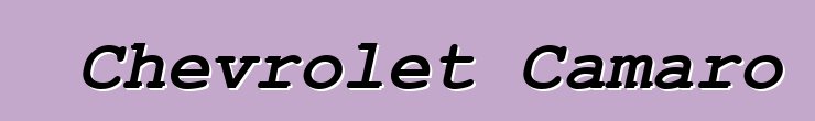 Chevrolet Camaro