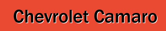 Chevrolet Camaro