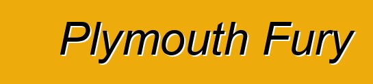 Plymouth Fury