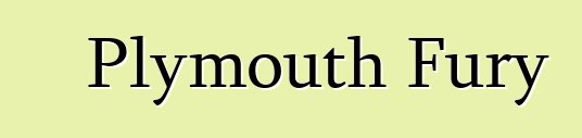 Plymouth Fury