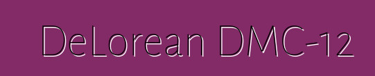 DeLorean DMC-12