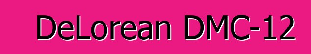 DeLorean DMC-12