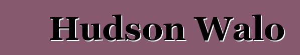 Hudson Walo