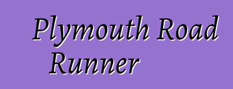 Plymouth Road Runner