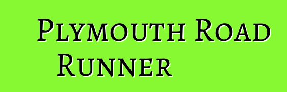 Plymouth Road Runner