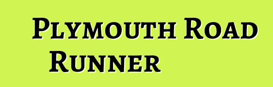 Plymouth Road Runner