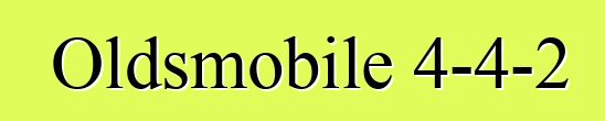 Oldsmobile 4-4-2