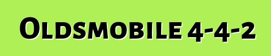 Oldsmobile 4-4-2