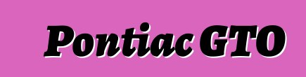 Pontiac GTO