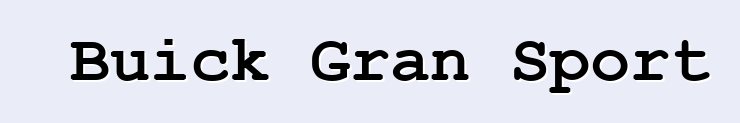 Buick Gran Sport