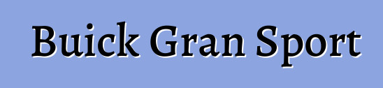Buick Gran Sport