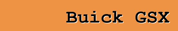 Buick GSX