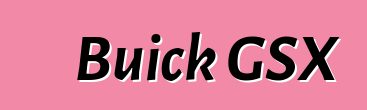 Buick GSX