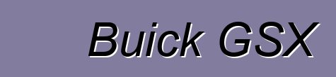 Buick GSX