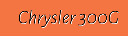 Chrysler 300G