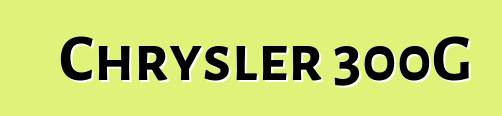 Chrysler 300G