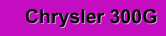 Chrysler 300G