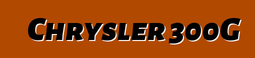 Chrysler 300G