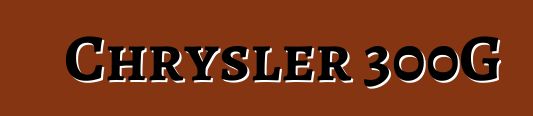 Chrysler 300G