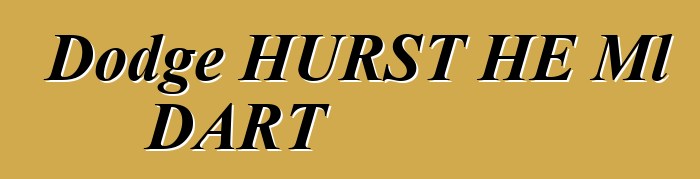 Dodge HURST HE Ml DART