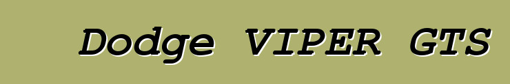 Dodge VIPER GTS