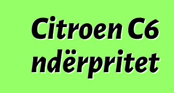 Citroen C6 ndërpritet