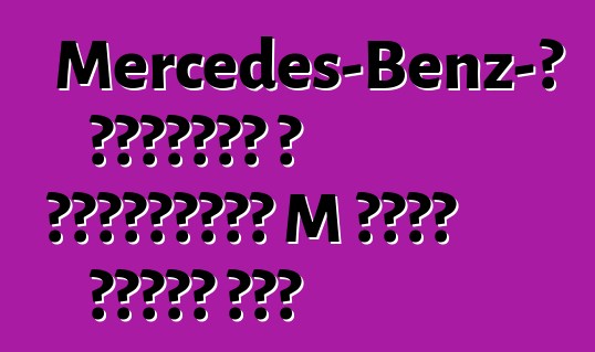 Mercedes-Benz-ը ստեղծել է պապամոբիլ M դասի հիման վրա