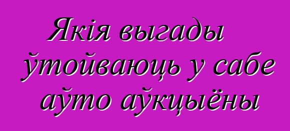 Якія выгады ўтойваюць у сабе аўто аўкцыёны